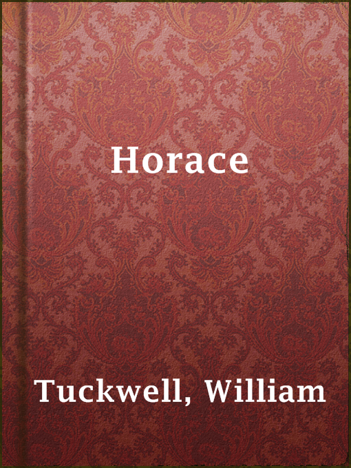 Title details for Horace by William Tuckwell - Available